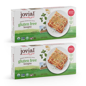 Jovial Whole Grain Brown Rice Lasagna Pasta - Pasta Lasagna, Lasagna Pasta, Whole Grain Pasta, Organic Pasta, Gluten Free, Dairy