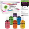 6 Neon Colors Food Coloring Liqua-Gel Decorating Kit - U.S. Art Supply Food Grade, 0.75 fl. oz. (20ml) Bottles, Non-Toxic Neon C