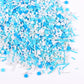 Edible Blue Sprinkles For Cake Decorating, Blue Confetti Sprinkles, Pearl Sprinkles, Jimmy Sprinkles For Cupcakes, Cookies, Choc