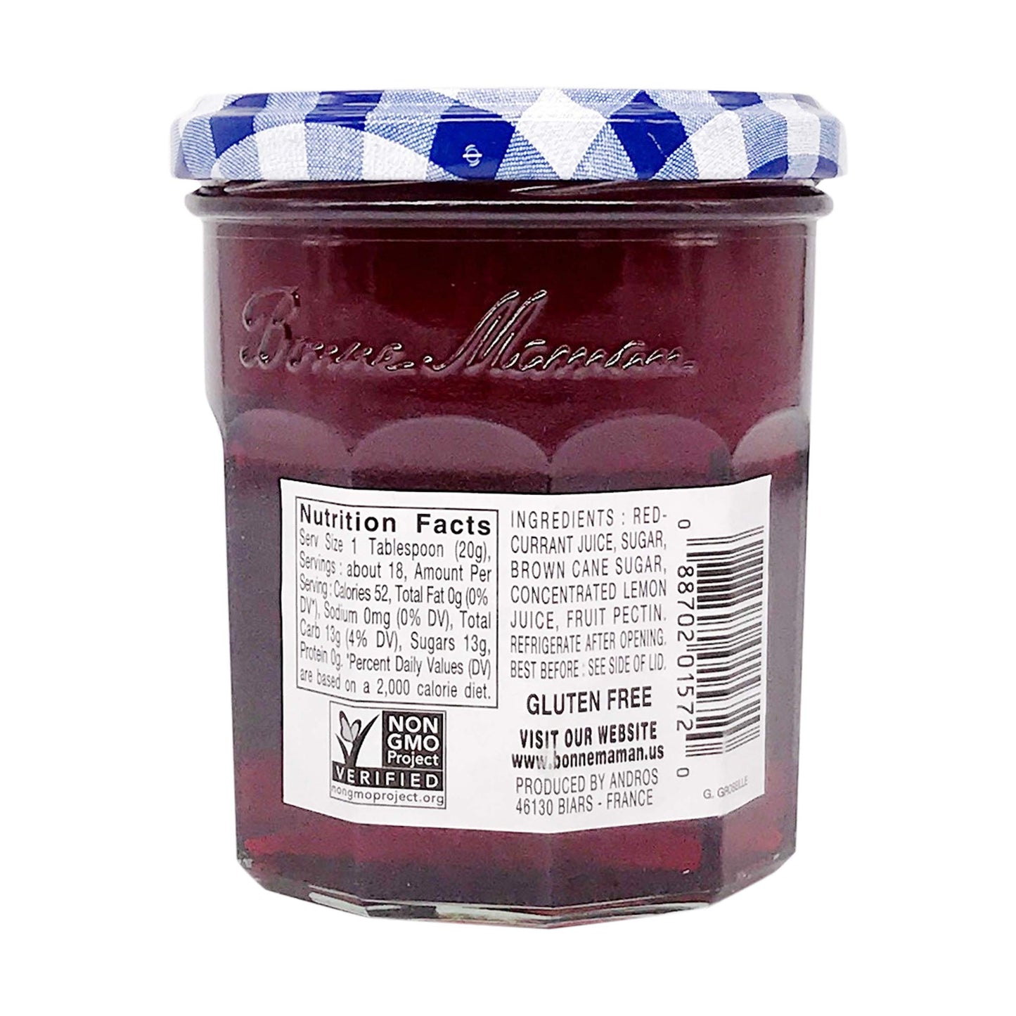 Bonne Maman Jelly, Red Currant, 13-Ounce