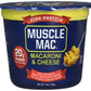 Muscle Mac | Macaroni And Cheese Microwavable Mega Cups, 20 Grams Of Protein Per Serving, Real Cheese, Non-Gmo, (12 Cups)