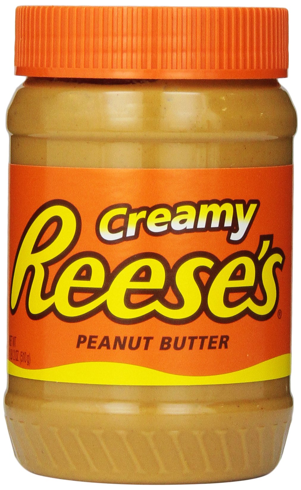 REESES Creamy Peanut Butter, Kosher Peanut Spread, 18 Ounce (Pack of 6)