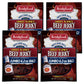 Bridgford Beef Jerky Sweet N Spicy - High Protein Snack - 6.2 oz Pack of 4