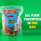 Lucas Mexican Candy Mix (20 Count) Variety Of Sour, Sweet, Spicy, Include Pelucas, Baby Polvo, Lucas Muecas Chamoy, Gusano, Sals