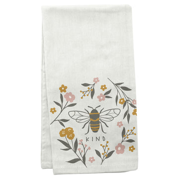 Karma Gifts Bee Tea Towel - 100% Cotton Hand Towels For The Kitchen - Modern Home Decor - Iridescent Small