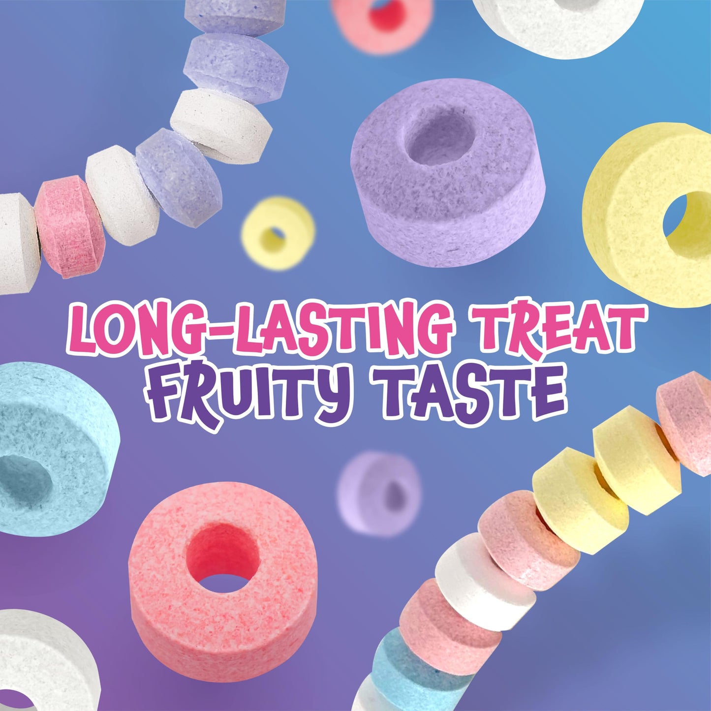 Party Candy Bracelets and Candy Necklaces - 21 Oz Bag (2 Packs - 68 Cnt) - Fruit Flavors - Individually Wrapped Candies for Party Favors  Classroom Rewards  and Goodie Bags by Funtasty