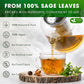 FRESHDRINKUS Premium Sage Leaf Tea Bags, 100% Natural Herbal Tea, 15 Bags, Vegan, No Sugar, No Caffeine, Gluten-Free