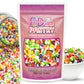 Freeze Dried Candy Tarts Mini Crunch- Light Crunchy Sweetness, 4 Oz Flavors- Variety Mixed Fruit Punch. Tarts Mini Resealable Ba