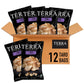 Terra Vegetable Chips, Taro Chips with Sea Salt, 5 Oz (Pack of 12), Black & Peach