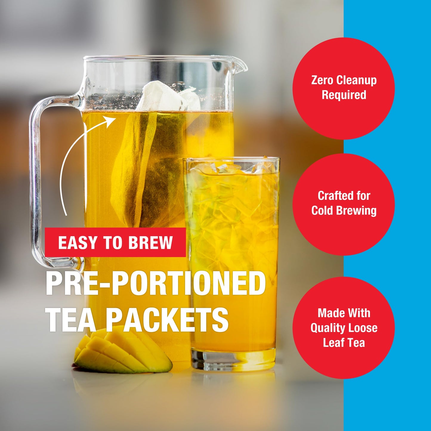 Tiesta Tea - Lavender Chamomile Cold Brew, Loose Leaf, Soft Chamomile Herbal Tea, Non-Caffeinated Iced Blend, Cold Brew Packets,