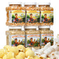 Princeton Popcorn Hulless Popcorn Kernels, Easy-Eating, Non-GMO, 6-Pack, 96oz, Brown and White