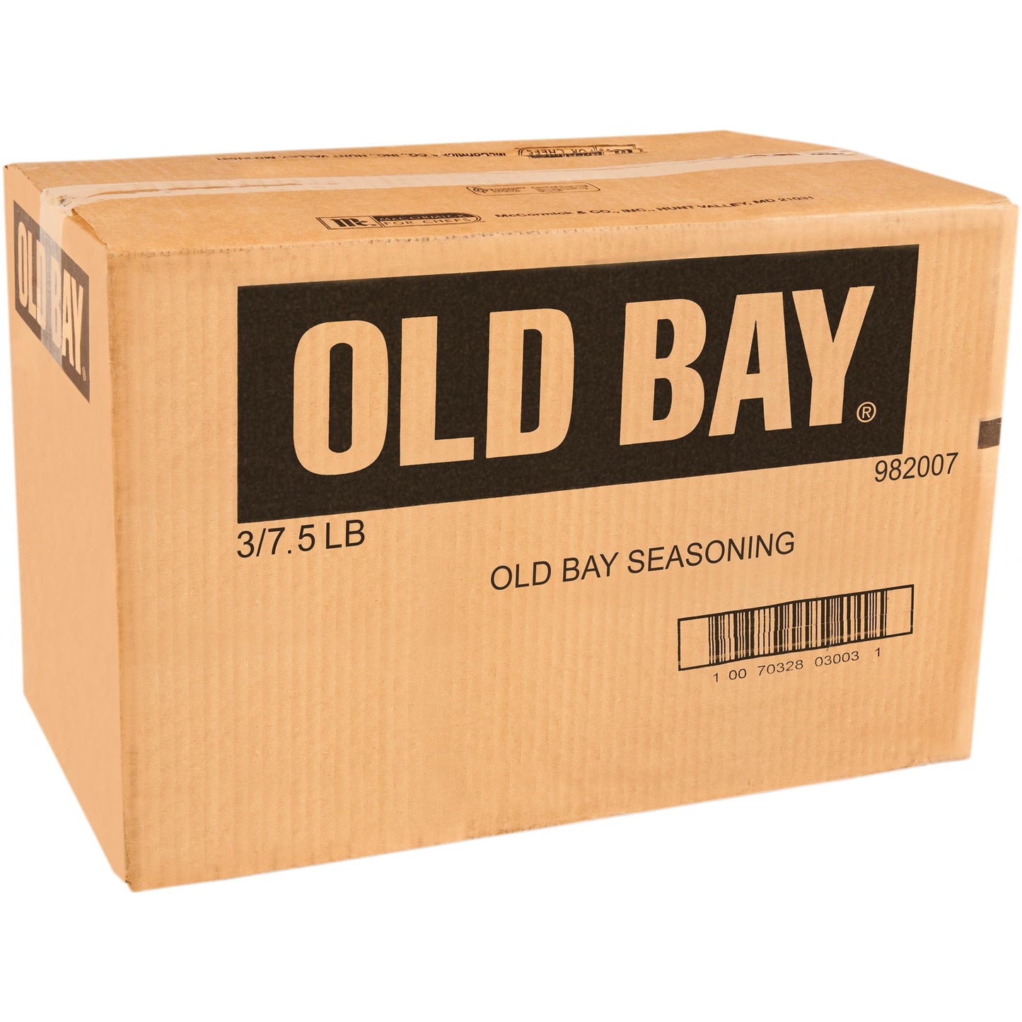 OLD BAY Seasoning, 7.5 lb (Pack of 3) - Three 7.5 Pound Containers of OLD BAY All-Purpose Seafood Seasoning, Perfect for Crabs, 