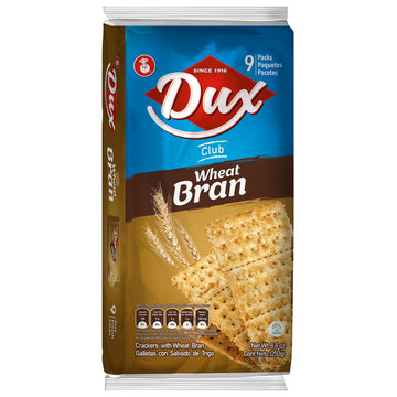 Dux, Wheat Crackers, High In Fiber, Enjoy Anytime, 8.82 Ounce, 1 Box Contains 4 Bags, Each With 9 Individual Packs And Every Pac