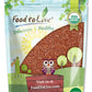 Food to Live Organic Brown Flax Seeds, Non-GMO, Vegan, 8 Ounces