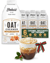 Elmhurst 1925 Caramel Macchiato Oat Creamer - 16 Ounce (Pack of 6) Dairy-Free, Vegan, Kosher, Low Sugar, Shelf Stable Creamer Ma
