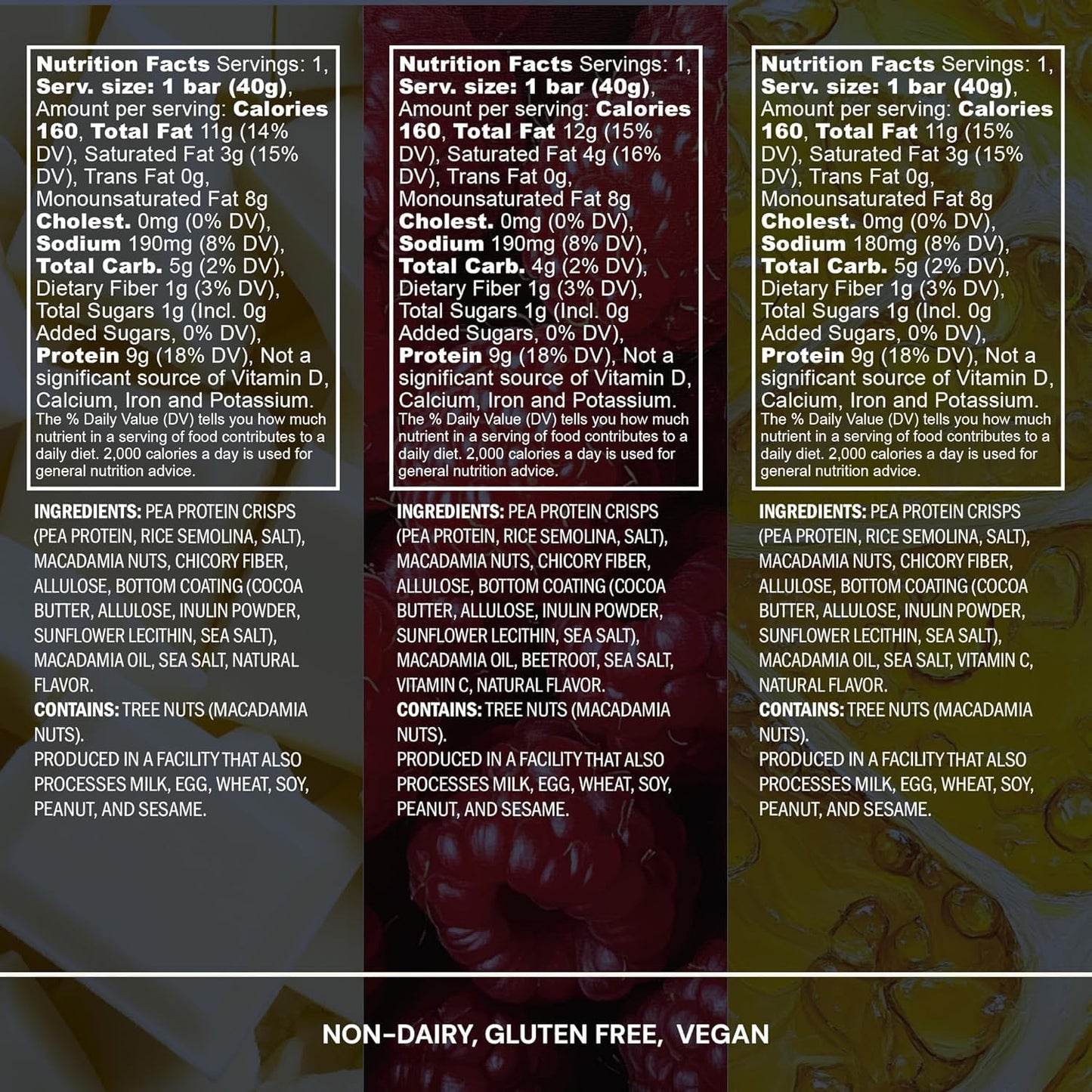 Blueprint Bryan Johnson Macadamia Bars - Variety Pack