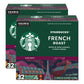 Starbucks Coffee K-Cup Pods, French Roast, Dark Roast Coffee, Notes Of Dark Caramel & Sweet Smoke, Keurig Genuine K-Cup Pods, 32