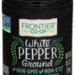 FRONTIER Ground White Pepper, 0.5 OZ