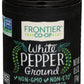 Frontier Co-op Ground White Pepper, 0.5 Ounce, Pack of 1