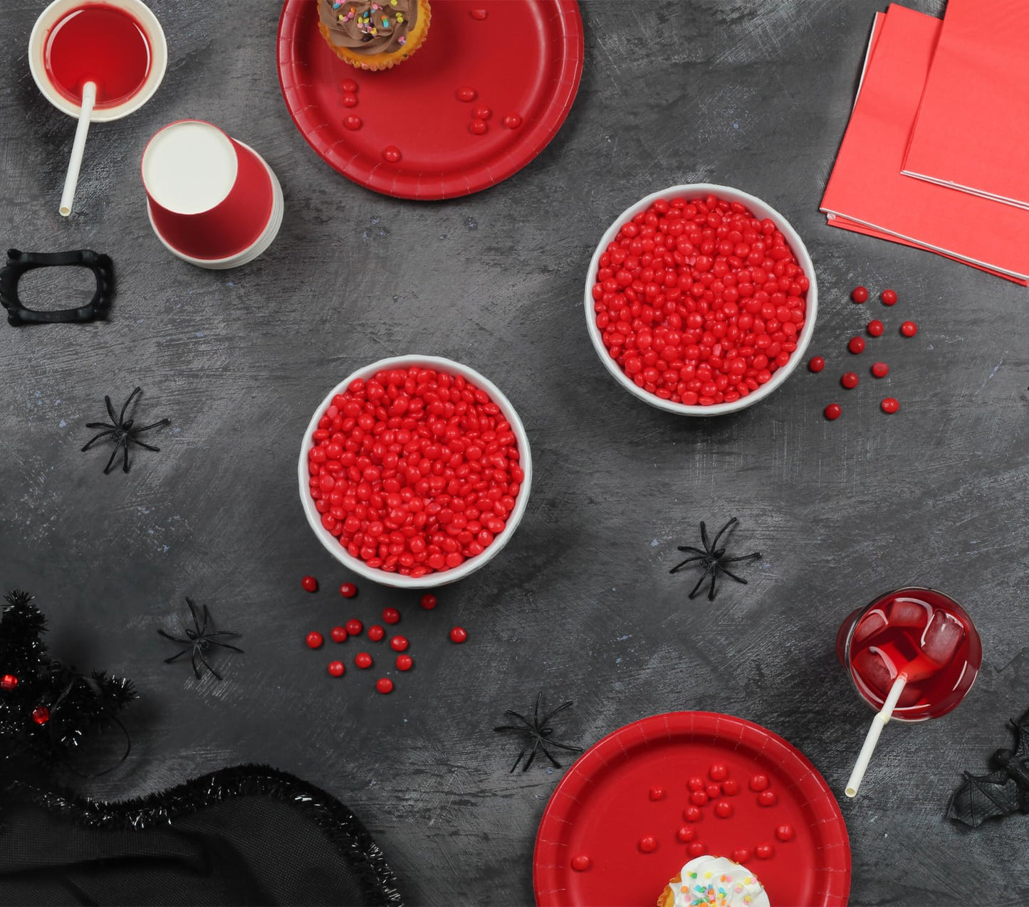 Red Cinnamon Candy - 3 Pounds - Red Halloween Candy - Hot Red Cinnamon Candy - Spicy-Sweet Red Candies for Buffet - Imperial Can