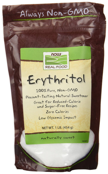 Now Foods Erythritol Natural Sweetener, 16 Ounce (Pack of 2)