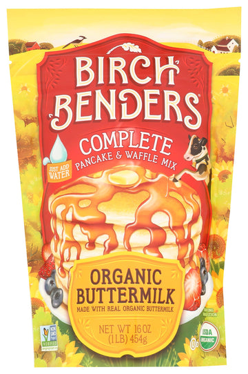 Birch Benders Organic Buttermilk Pancake and Waffle Mix, 16 OZ
