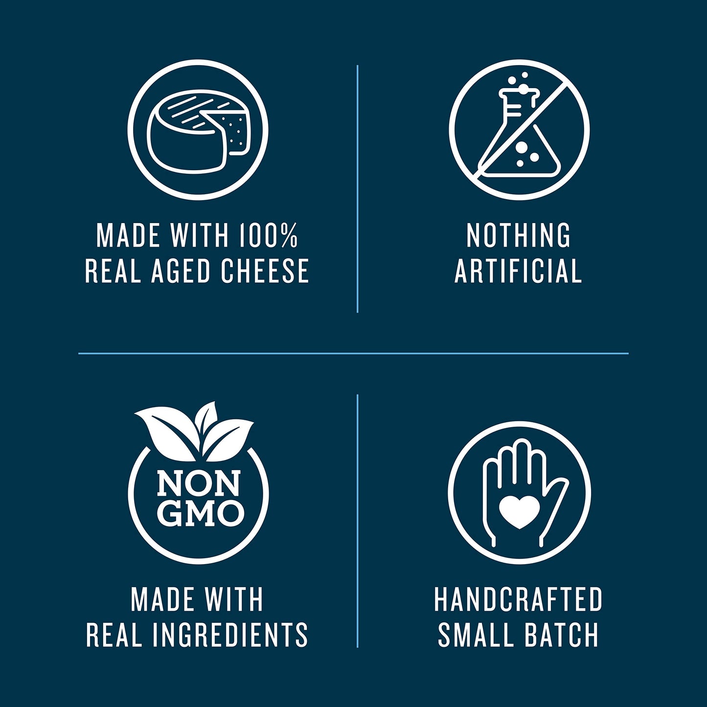 JOHN WM. MACYS CHEESESTICKS Melting Parmesan Cheese Sticks - Hand Crafted, Non-GMO - 4 oz. Cartons - 3 Pack