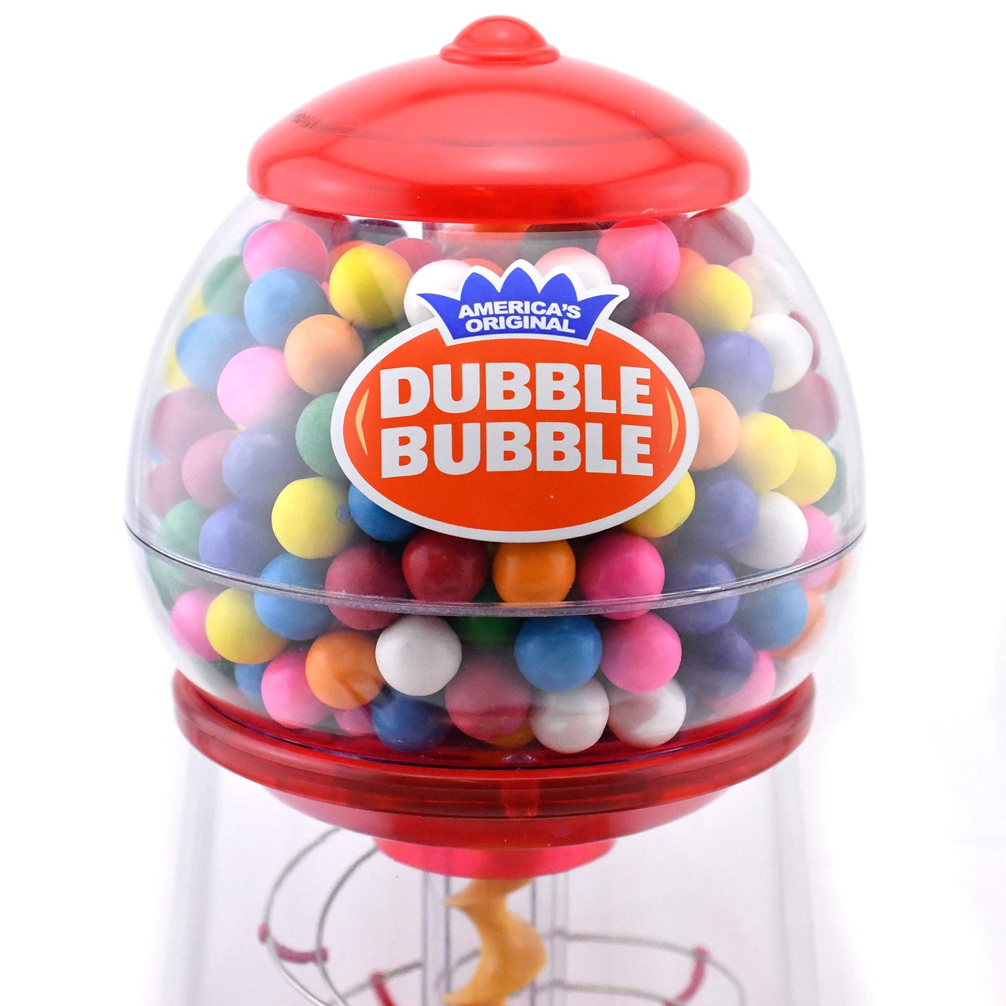Dubble Bubble Gumball Machine Refill Carton - Bulk Bubblegum Balls - .625 Inch Assorted Gumballs for Small Mini Candy Dispenser