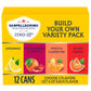 Sanpellegrino Zero Grams Added Sugar Italian Sparkling Drinks, Sparkling Fruit Beverage, Made With Natural Flavors, Build Your Own Variety Pack, 12-Pack