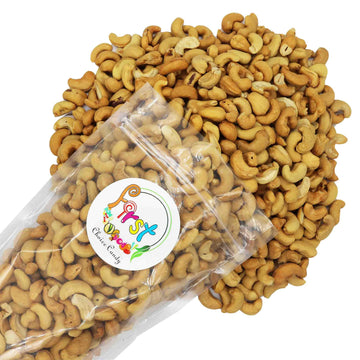 Firstchoicecandy Roasted Unsalted Whole Cashews Healthy Snacks, No Salt, 2 Pound