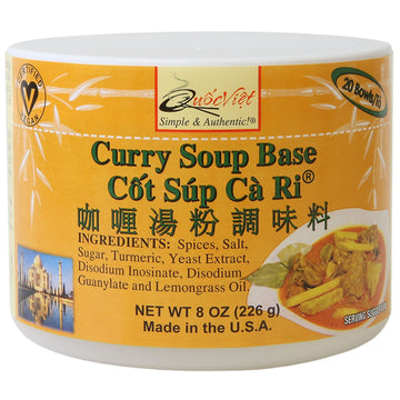 Quoc Viet Foods - Curry Soup Base 8Oz Cot Sup Ca Ri Brand