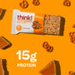 think! High Protein Crispy Squares Toffee Pretzel Crunch Treat - 10 Count Pack