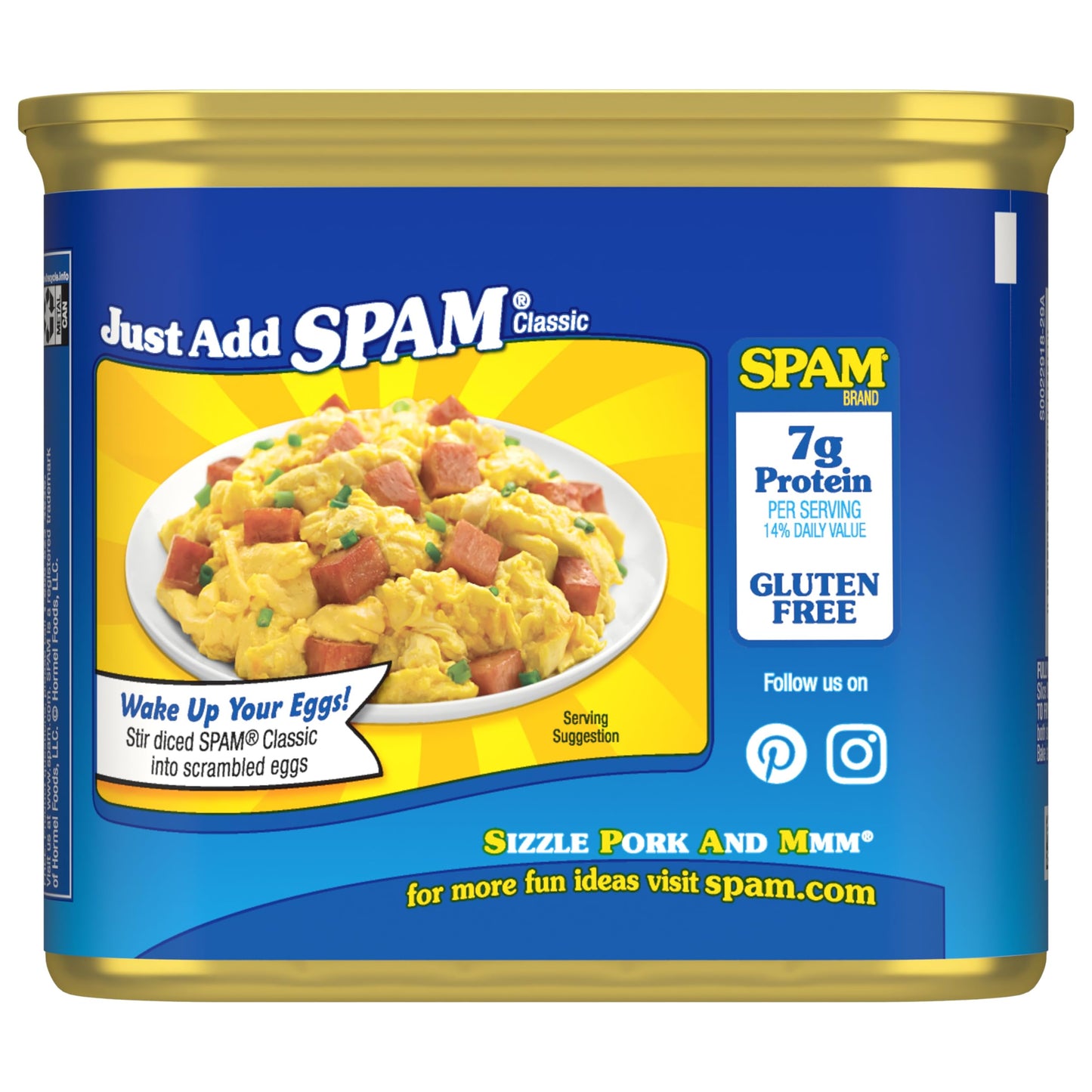 SPAM Classic Canned Meat, 12 oz Can (12 Pack), Model 17777, 12 Ounce (Pack of 12)