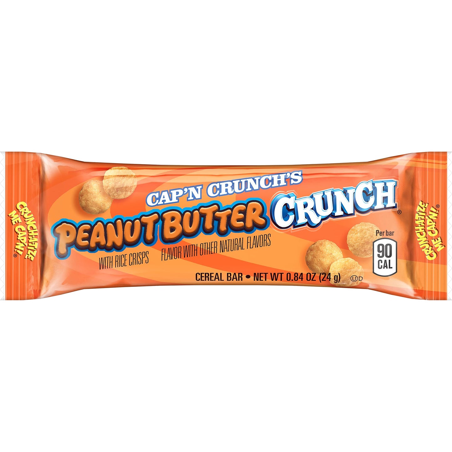 Cap'n Crunch Peanut Butter Treat Bars, 8 Count - Chewy Snack Bars for Kids and Adults, Perfect for On-the-Go Enjoyment