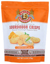 Boudin Sourdough Crisps, Toasted Sourdough Baguette Slices, Cheddar Jack, 6 Ounce (Pack of 11)