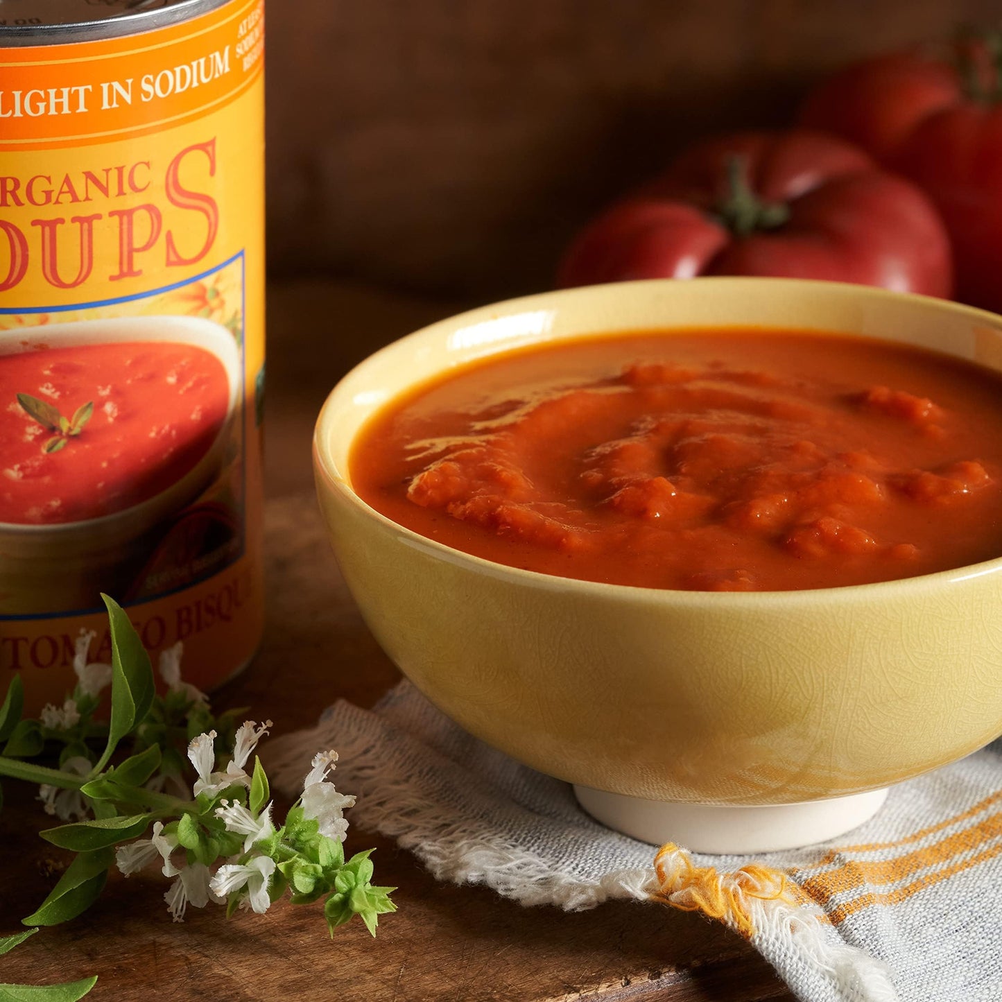 Amy’S Soup, Chunky Tomato Bisque, Gluten Free, Made With Organic Tomatoes And Cream, Canned Soup, 14.5 Oz (12 Pack)