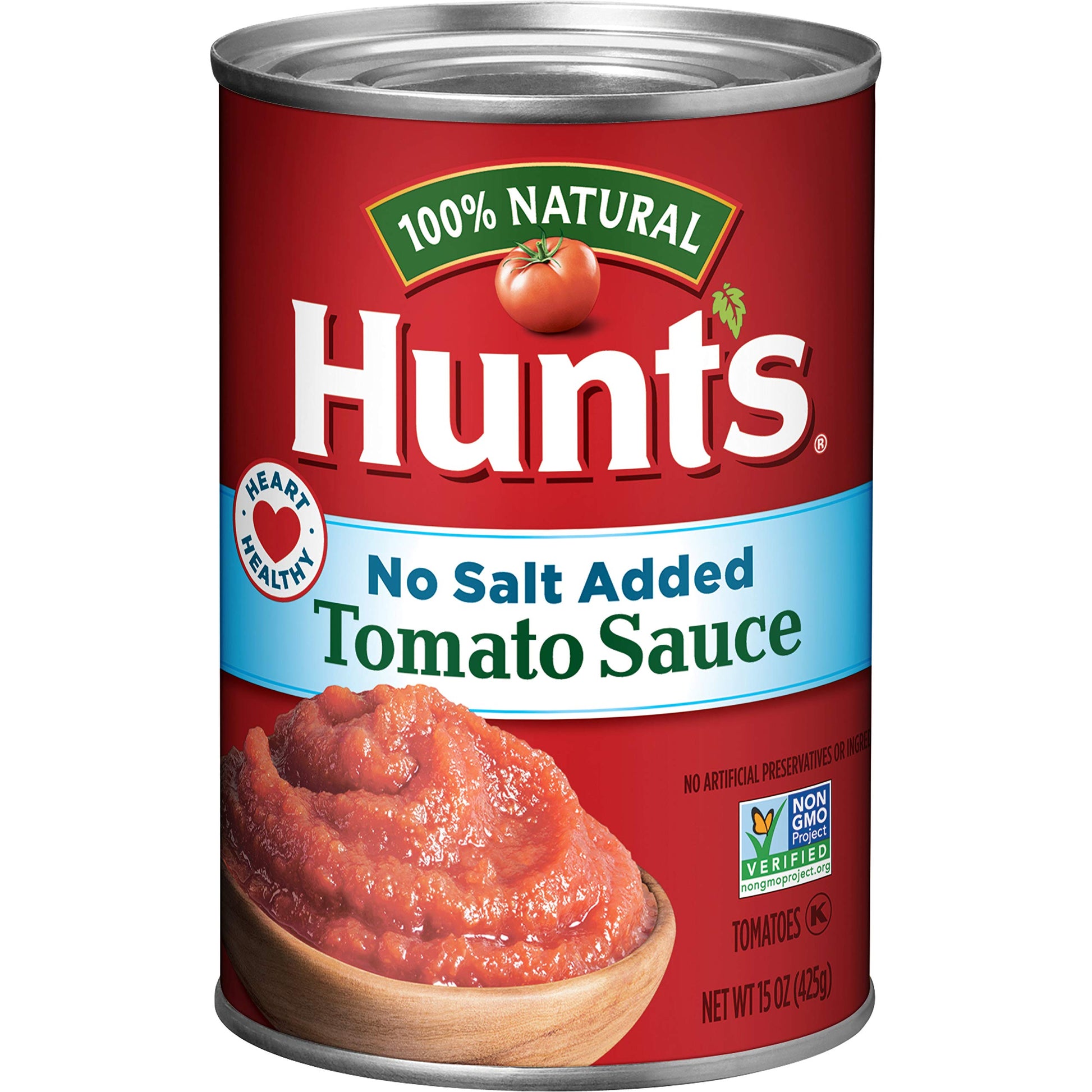 Hunt s Tomato Sauce No Salt Added, 15 oz (Pack of 6)