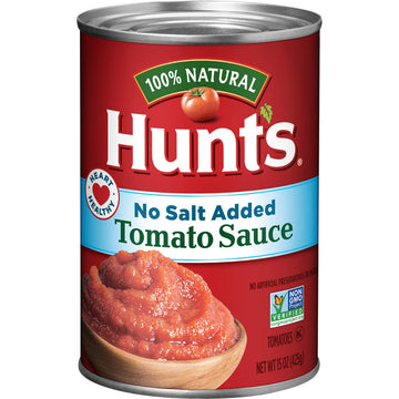 Hunt s Tomato Sauce No Salt Added, 15 oz (Pack of 6)