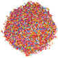 Bulk A Great Surprise Dye Free Rainbow Sprinkles - 14 Ounces - Naturally Colored Rainbow Jimmies - Vegan, Non-GMO Dessert Toppin