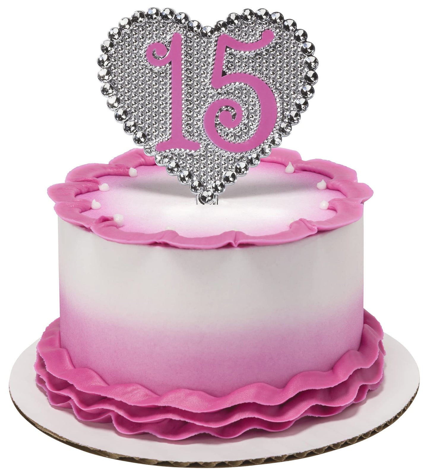 Decopac La Quinceaera Pink And Purple 15    Cake Picks, 24-Pack, Cupcake Topper, Reusable Decorations For Cakes, Cupcakes And Ot