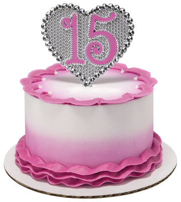Decopac La Quinceaera Pink And Purple 15    Cake Picks, 24-Pack, Cupcake Topper, Reusable Decorations For Cakes, Cupcakes And Ot