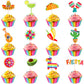 48Pcs Fiesta Cupcake Toppers Cinco De Mayo Decorations Mexican Fiesta Party Decorations Supplies