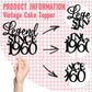Rssta i Cake Topper - Glitter Happy 65th Birthday Decoration, Black