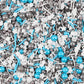 Blue Sprinkles For Cake Decorating, Edible Sprinkles For Cookies, Ice Cream, Cupcake Topper, 7 Ounce Metallic Sprinkle Mix Perfe
