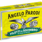 Angelo Parodi Mackerel Fillets in Pure Olive Oil, 10 Pack, Wild Caught, 4.4 oz Can (125 Gram), Gourmet All Natural