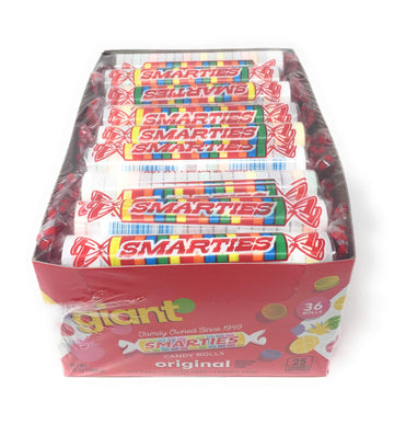 Smarties Candy Bulk Rolls Gluten Free & Assorted Flavor Treats Pineapple, Cherry, Strawberry, Grape, Orange & Delicious Snacking