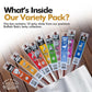 Jerky-n-Spice Wild Game Meat Sticks, 10-Pack, Exotic Beef Jerky Snacks, 0.75 Ounce Each