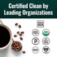 Natural Force - Organic Clean Coffee Dark, Mold & Mycotoxin Free, Lab Tested for Toxins & Purity, Low Acidity, Incredible Taste