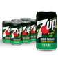 7UP Diet Lemon Lime Soda, Zero Calories, Caffeine Free, 7.5 Fl Oz Mini Cans, Pack of 6