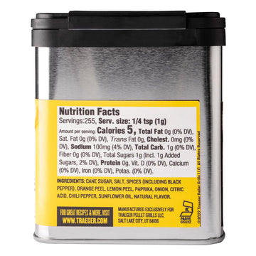 Traeger Pellet Grills Spc170 Chicken Rub With Citrus And Black Pepper